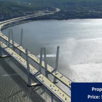 <p>The chosen design for the new Tappan Zee Bridge which will cost around $3.142 billion.</p>