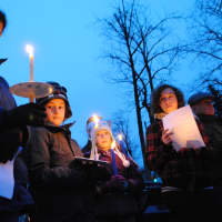 <p>The Hendrick Hudson Educators Association organized a candlelight vigil Monday for the victims of the Sandy Hook Elementary School shooting.</p>
