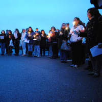 <p>The Hendrick Hudson Educators Association organized a candlelight vigil Monday for the victims of the Sandy Hook Elementary School shooting.</p>