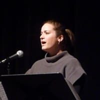<p>Tracy Martineau sings &quot;Somewhere Over the Rainbow&quot; at Tuesday&#x27;s Greenwich vigil for the Newtown shooting victims.</p>
