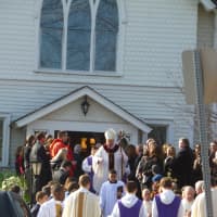 <p>Cardinal Timothy Dolan gave his blessing at Thursday&#x27;s service.</p>