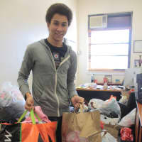 <p>German School New York students from White Plains delivered toys and clothing Wednesday to Long Island students affected by Hurricane Sandy.</p>