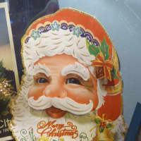 <p>Santa Claus at a Harrison business.</p>