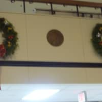 <p>Wreaths in the Harrison Municipal Building for Christmas.</p>
