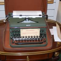 <p>The typewriter that Ernest Hemingway used to write his final novel is one of the many pieces of Americana up for sale at C. Parker Gallery in Greenwich.</p>