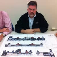 <p>Architect Michael Piccirillo presenting the new plans to the town&#x27;s Advisory Board on Architecture &amp; Community Appearance.</p>