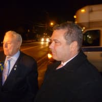 <p>Leonard Spano, left, and Yonkers Mayor Mike Spano reflect on former Westchester County Executive Andrew O&#x27;Rourke who died last week.</p>