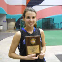 <p>Amanda Smith was named the most outstanding player, leading Saunders to a 41-34 win over Eastchester in the Hoops For A Cure basketball showcase at New Roc City on Saturday.</p>