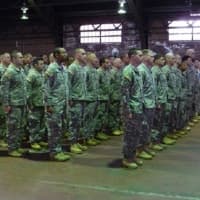 <p>More than 110 New York Army National Guard Soldiers from the 69th Infantry who served in Afghanistan were honored Sunday with a Freedom Salute Ceremony at the New York State Armory in Peekskill.</p>