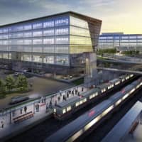 <p>This artist&#x27;s rendering shows what the Fairfield Metro Center could look like upon completion. </p>