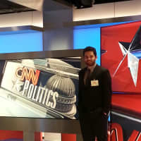 <p>Phillip Nobile visits CNN studios in Washington D.C. </p>
