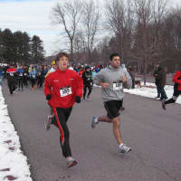 <p>More than 200 runners and walkers participated in the Strides for Sandy Hook 5K. </p>