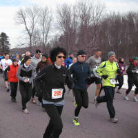 <p>More than 200 runners and walkers participated in the Strides for Sandy Hook 5K. </p>