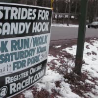 <p>The Strides for Sandy Hook 5K raised more than $5,000 for a memorial playground in Newtown, Conn.</p>