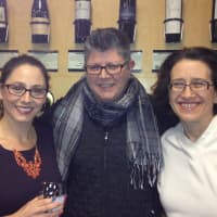 <p>Elyssa Feldman Most of Tarrytown, Roz Zevola of Thornwood and Jane Dubin of Sleepy Hollow attended Rise a Glass Wine Tasting at Grape Expectations to benefit Hopes Door.</p>