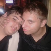 <p>Nick Lombardi, right, poses with his brother, Joey, who suffers from autism.</p>