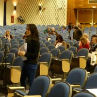 <p>Kara Berghaus of Wilton told the Wilton Board of Education to give more focus to preschool programming. </p>