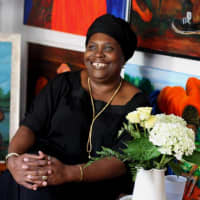 <p>Dobbs Ferry artist Madge Scott will show her work at the Ossining Library in February.</p>