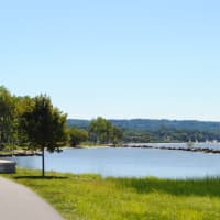<p>A view of Croton Landing Park near the Buchanan-Cortlandt-Croton 9/11 Memorial. A study by BFJ Consultants puts the best place for a restaurant just south of Croton Landing. </p>