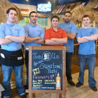 <p>Servers at Hurricane Grill and Wings in Hartsdale say they&#x27;re preparing for an extremely busy night on Super Bowl Sunday.</p>