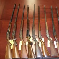 <p>Here are the shotguns collected by the department. </p>