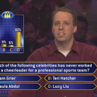 <p>Jeff Greenstein polled the audience to answer the question pictured above.</p>