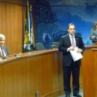 <p>The Greenwich Board of Estimates and Taxation comments on First Selectman Peter Tesei&#x27;s budget presentation during Monday&#x27;s meeting.</p>