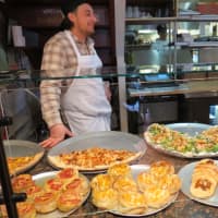<p>Blackboard Pizza Shop chef and co-owner Vinnie Gentile. </p>