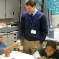<p>Students were excited to meet U.S. Rep. Jim Himes. </p>