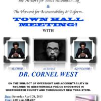 <p>Dr. Cornel West will speak and answer questions on police accountability at Mount Hope A.M.E. Zion Church in White Plains April 20 at 4 p.m.</p>