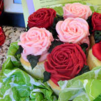 <p>Flour &amp; Sun Bakery in Pleasantville features many Valentine&#x27;s Day specials such as this cupcake flower bouquet. </p>