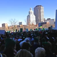 <p>5,500 people attended Thursday&#x27;s March For Change in Hartford.</p>