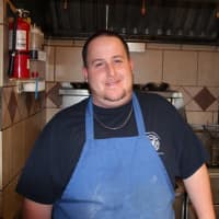 <p>Brian Lloyd, a Dobbs Ferry volunteer firefighter, will be on staff at Dobbs Ferry Pizza.</p>