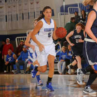 <p>Fairfield native Sabrina Siciliano is averaging 11.2 points per game for the Assumption College women&#x27;s basketball team.</p>