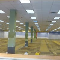 <p>Some work has been done inside the former Borders space off Danbury Road in Wilton. </p>