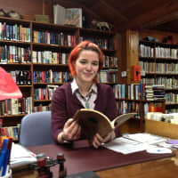<p>Elena Sicconi, librarian, is working to update the Long Ridge Library in Danbury.</p>
