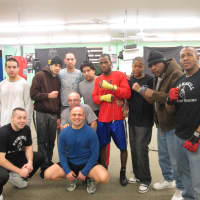 <p>The Peekskill Be First Boxing Crew in their gym on Main Street.</p>
