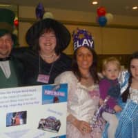 <p>Jane McCarthy and Donna D&#x27;Andrea   (center) dress as the &quot;Purple Power&quot; Witch and Glinda at a recent Relay for Life event.</p>