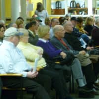 <p>About 100 Greenwich and Stamford citizens turn out to Monday&#x27;s town hall on the 2013 legislative agenda at the Harry Bennett Branch Library in Stamford.</p>