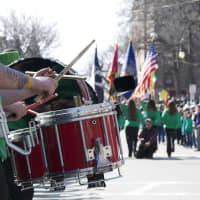 <p>Bagpipers and drum bands provided traditional music.</p>