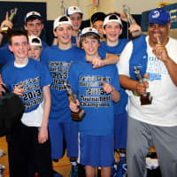 <p>Darien&#x27;s eighth-grade boys blue championship basketball team from the Fairfield County Basketball League.</p>