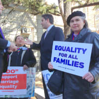 <p>Susan Lupul, of Irvington, wants marriage equality. </p>