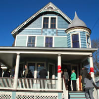<p>The renovated Victorian home is located at 122 Nelson Ave. in Peekskill.</p>