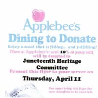 <p>There will be a fundraising event for this year&#x27;s Juneteenth parade at Applebee&#x27;s in Mohegan lake Thursday.</p>