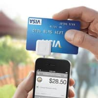 <p>More retailers are using smartphone credit card readers in the checkout process.</p>