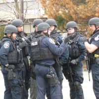<p>Norwalk police officers from the SWAT team searched an Amtrak train at the East Norwalk Railroad Station Friday for the Boston Marathon bombing suspect, Dzhokhar Tsarnaev. He was not found. </p>