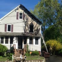 <p>As of 9:30 a.m. the fire at the Danbury house was deemed under control.</p>
