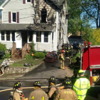 <p>According to Danbury Fire Chief Geoff Herald, fire fighters would remain on scene to ensure that the fire was completely out on Stillman Avenue.</p>