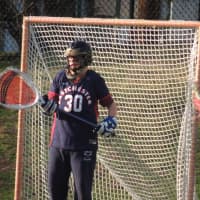 <p>Eastchester girls lacrosse goalie Katie Feigenbaum set a school record for saves and surpassed the 200 save mark.</p>