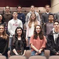 <p>The Harrison High School students who were awarded Magna Cum Laude recognition.</p>
